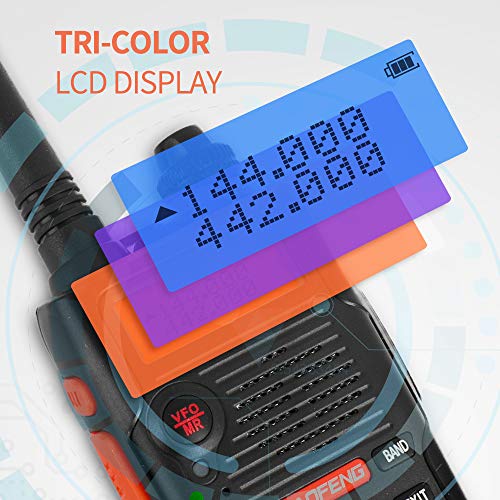 BaoFeng walkie Talkie Profesional Emisoras de Caza de Banda Dual VHF y UHF walkie Talkie Largo Alcance BaoFeng walkie Talkie Profesional Emisoras de Caza de Banda Dual VHF y UHF walkie Talkie Largo Alcance