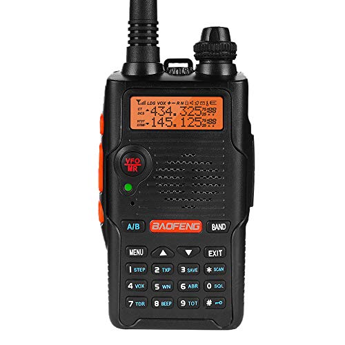 BaoFeng walkie Talkie Profesional Emisoras de Caza de Banda Dual VHF y UHF walkie Talkie Largo Alcance