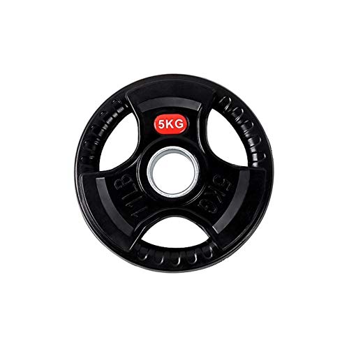 Barbell Olímpicos Grip Peso Placas estándar de 2,5 kg, 10 kg, 15 kg, Individuales, Juegos de Placas Olímpicos, los Pesos de Placas Olímpicos, Negro (Size : 5kg) Barbell Olímpicos Grip Peso Placas estándar de 2,5 kg, 10 kg, 15 kg, Individuales, Juegos de Placas Olímpicos, los Pesos de Placas Olímpicos, Negro (Size : 5kg)