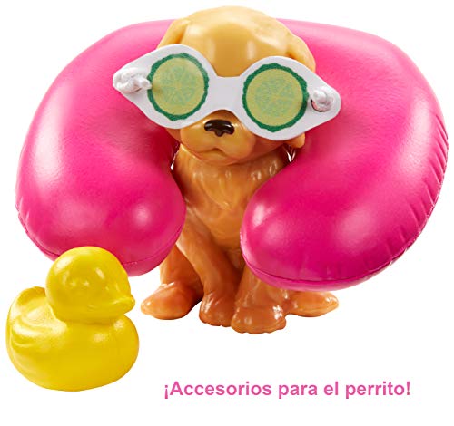 Barbie bienestar día en el Spa, muñeca rubia con accesorios, regalo para niñas y niños 3-9 años (Mattel GJG55) , color/modelo surtido