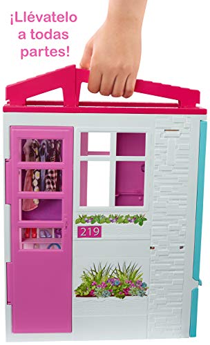 Barbie - Casa de muñecas con accesorios, Multicolor (Mattel FXG54), Embalaje estándar