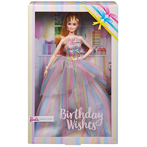 Barbie Collector, muñeca de colección de Cumpleaños Birthday Wishes (Mattel (GHT42)
