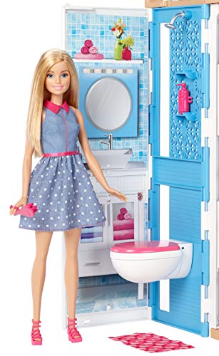 Barbie FXN66 - Juego para Fiesta de Verano con casa de muñecas, Muebles y Piscina y 3 muñecas