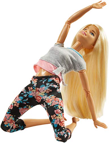 Barbie - Muñeca Fashionista movimiento sin límite, rubia (Mattel FTG81)