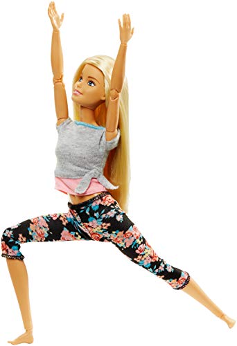 Barbie - Muñeca Fashionista movimiento sin límite, rubia (Mattel FTG81)