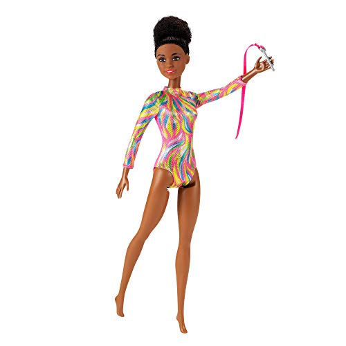 Barbie quiero ser gimnasta rítmica muñeca morena y accesorios para niñas + 3 años (Mattel GTW37) Barbie quiero ser gimnasta rítmica muñeca morena y accesorios para niñas + 3 años (Mattel GTW37)