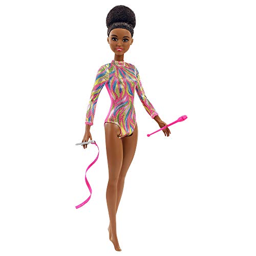 Barbie quiero ser gimnasta rítmica muñeca morena y accesorios para niñas + 3 años (Mattel GTW37) Barbie quiero ser gimnasta rítmica muñeca morena y accesorios para niñas + 3 años (Mattel GTW37)
