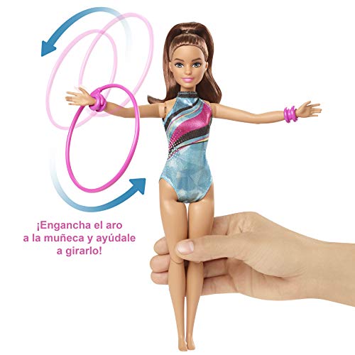 Barbie Teresa gimnasta muñeca con accesorios (Mattel GHK24)