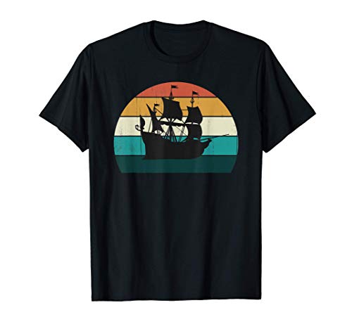 Barco barco de vela para la puesta del sol / galeones Regalo Camiseta