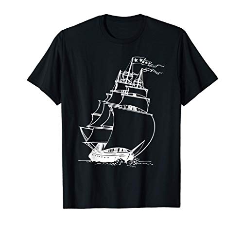 Barco de vela tradicional - Barco de vela, Dibujo, Barco Camiseta Barco de vela tradicional - Barco de vela, Dibujo, Barco Camiseta