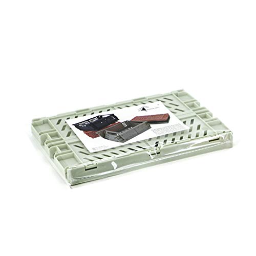 BAREGO Caja de Almacenamiento Plegable de plástico/Contenedores de Canasta/Canasta de contenedor Plegable, Caja de Almacenamiento para Documentos, Juguetes, Ropa y comestibles (Verde, M:25x16.5X10cm) BAREGO Caja de Almacenamiento Plegable de plástico/Contenedores de Canasta/Canasta de contenedor Plegable, Caja de Almacenamiento para Documentos, Juguetes, Ropa y comestibles (Verde, M:25x16.5X10cm)