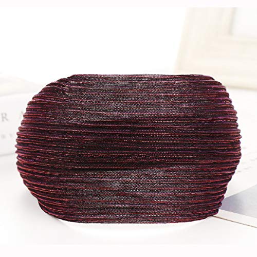 Barlingrock Bandas para la Cabeza de Seda sólida para Mujeres Diademas Bandas Anchas para Chica para Maquillaje Banda para el Cabello Aro Banda para el Cabello Simple Seda Brillante Tela de Seda Band