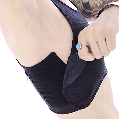 BaronHong Velcro Mesh Chest Binder Short corsé Deportivo Sujetador para Tomboy Lesbiana (Negro, M)