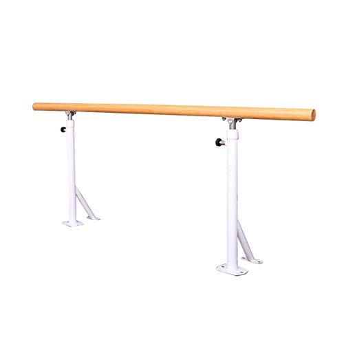 Barra De Barra De Ballet Fija De Aterrizaje, Gimnasio, Escuela, Interior, Fitness, Pierna Elevable, Barra De Presión, Adultos, Niños, Acero (Color : 150CM) Barra De Barra De Ballet Fija De Aterrizaje, Gimnasio, Escuela, Interior, Fitness, Pierna Elevable, Barra De Presión, Adultos, Niños, Acero (Color : 150CM)