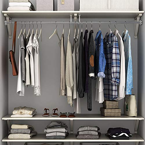 Barra de Cortina de Ducha Extensible 120-210CM, SimpleHome Barra de Cortina de Tensión Sin Taladrar en Acero Inoxidable, Nunca se óxida y Antideslizante, para Baño, Cocina, Armario Barra de Cortina de Ducha Extensible 120-210CM, SimpleHome Barra de Cortina de Tensión Sin Taladrar en Acero Inoxidable, Nunca se óxida y Antideslizante, para Baño, Cocina, Armario