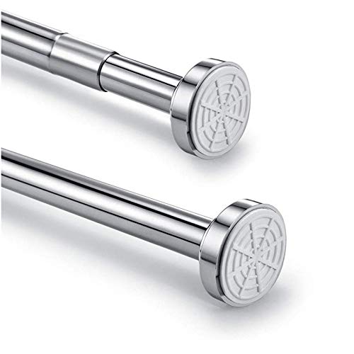 Barra de Cortina de Ducha, SimpleHome Barra Telescópica Extensible Sin Taladrar en Acero Inoxidable, Sin óxido y Antideslizante, para Baño, Cocina, Armario (150-260CM) Barra de Cortina de Ducha, SimpleHome Barra Telescópica Extensible Sin Taladrar en Acero Inoxidable, Sin óxido y Antideslizante, para Baño, Cocina, Armario (150-260CM)