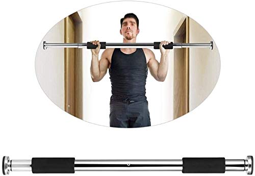 Barra de Dominadas de Pared Elevacin Pull Up Barra del levantamiento de Umbral sin tornillo for hombres de la aptitud de la puerta perfecta for pectorales, la aptitud del ejercicio Equipo de entrenami