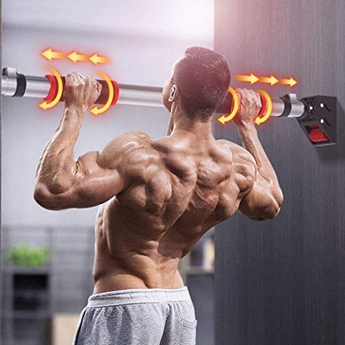 Barra de Dominadas de Pared Elevacin Pull Up Umbral Heavy-Duty multiuso entrenamiento bar portátil Doorframe Gimnasio en casa equipo perfecto for pectorales, entrenamiento de barras con ajustable Anch