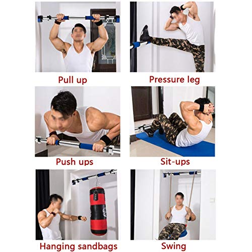 Barra de Dominadas Extensible para Puertas Chin Up Bar Pull Up Bar Acero Sólido Fitness Musculación,130/175cm Barra de Dominadas Extensible para Puertas Chin Up Bar Pull Up Bar Acero Sólido Fitness Musculación,130/175cm