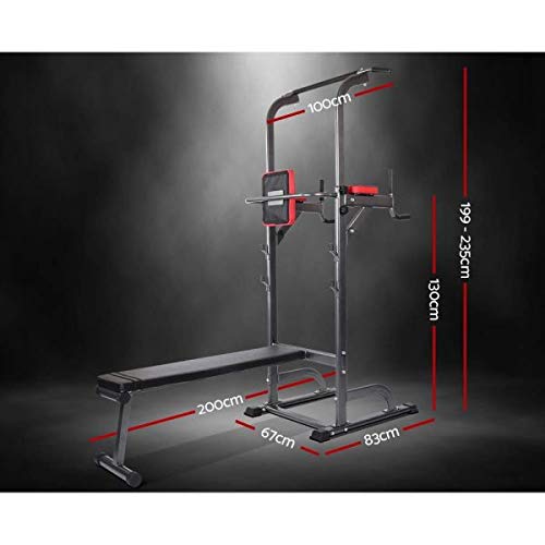 Barra de dominadas plegable, multifunción, estación de dominadas con barra de dominadas independiente, estación de entrenamiento, estación de fitness, estación de fondos, extraíble + bolsa Barra de dominadas plegable, multifunción, estación de dominadas con barra de dominadas independiente, estación de entrenamiento, estación de fitness, estación de fondos, extraíble + bolsa