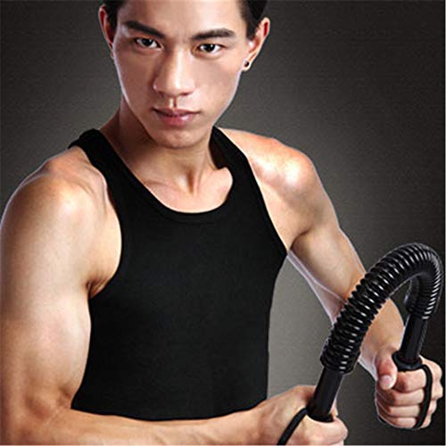 Barra de fuerza del brazo, 40 kg de carbono negro Brazo de resorte muscular Barra de agarre para ejercicio anti-flexión, para gimnasio en casa Fuerza de entrenamiento de fuerza explosiva Fitness Barra de fuerza del brazo, 40 kg de carbono negro Brazo de resorte muscular Barra de agarre para ejercicio anti-flexión, para gimnasio en casa Fuerza de entrenamiento de fuerza explosiva Fitness