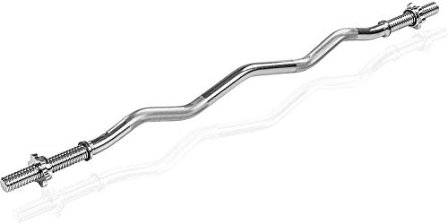 Barra de Musculación de Pesas con 2 Collares,Barra de Entrenamiento para Biceps y Triceps,Diámetro de 25 mm Barra Curl Z para Entrenamiento Fitness,Peso 10 libras/12 Libras1.5M(5ft) Ø 25mm Barra de Musculación de Pesas con 2 Collares,Barra de Entrenamiento para Biceps y Triceps,Diámetro de 25 mm Barra Curl Z para Entrenamiento Fitness,Peso 10 libras/12 Libras1.5M(5ft) Ø 25mm