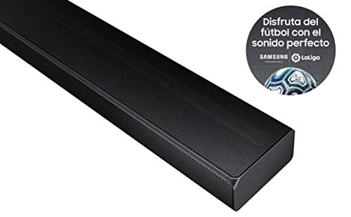 Barra de Sonido SAMSUNG HW-Q60T - Sonido 360W, 5.1Ch, Subwoofer inalámbrico, Dolby Digital 5.1, DTS Virtual:X, Q-Symphony y Tecnología Acoustic Beam