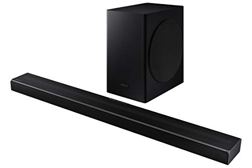 Barra de Sonido SAMSUNG HW-Q60T - Sonido 360W, 5.1Ch, Subwoofer inalámbrico, Dolby Digital 5.1, DTS Virtual:X, Q-Symphony y Tecnología Acoustic Beam