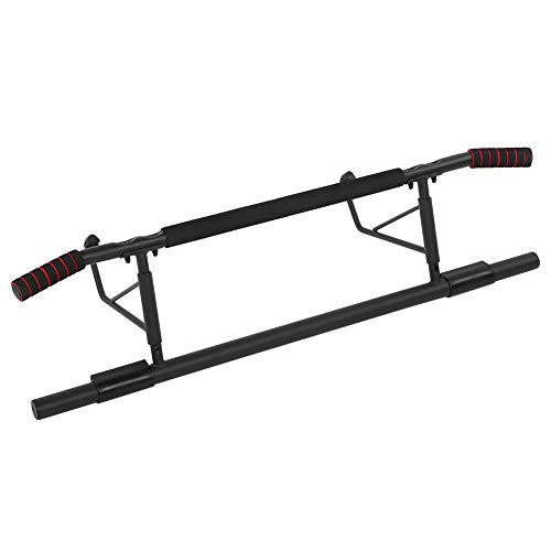 Barra de Tracción para Puerta Plegable, 100 x 26 x 34 cm, Pull Up Bar, Barra de Dominadas del Hogar sin Tornillos, Carga 150 kg