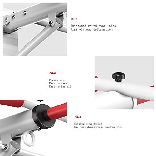 Barra dominadas pull up bar Palanca Pull-up plegable Barra horizontal, montado en la pared de barras horizontales, de interior casero equipo de la aptitud puede bloquear sacos de arena, 500 kg de carg