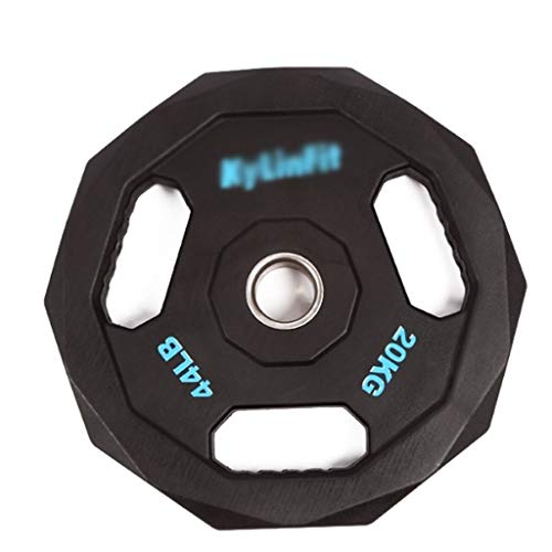 Barra olímpica estándar Grip Placa de Peso, Levantamiento de Pesas con Barra Individual Pesas Grande del Agujero Principal Equipo de la Aptitud, 2,5 kg-20 kg, 5.5lb-44lb (Size : 20kg/44lb) Barra olímpica estándar Grip Placa de Peso, Levantamiento de Pesas con Barra Individual Pesas Grande del Agujero Principal Equipo de la Aptitud, 2,5 kg-20 kg, 5.5lb-44lb (Size : 20kg/44lb)