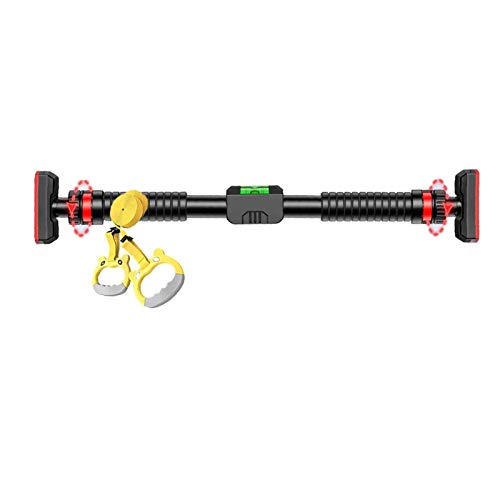 Barras De Dominadas ADG Barra De Traccinón Portátil De Acero Y Combinación De Aro, con Cerradura De Seguridad Y Barra De Ejercicios con Comprobador De Equilibrio, Carga 250kg, 71-145cm Ajustable Barras De Dominadas ADG Barra De Traccinón Portátil De Acero Y Combinación De Aro, con Cerradura De Seguridad Y Barra De Ejercicios con Comprobador De Equilibrio, Carga 250kg, 71-145cm Ajustable