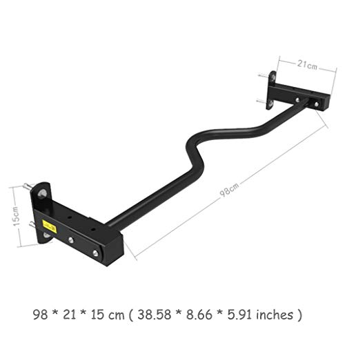 Barras de dominadas Barra De Tracción Diseño De 4 Orificios Barra De Mentón Montada En La Pared Equipo De Ejercicio Duradero Y Estable Multifunción Se Adapta A Los Hombros Traseros Brazos Del Pecho