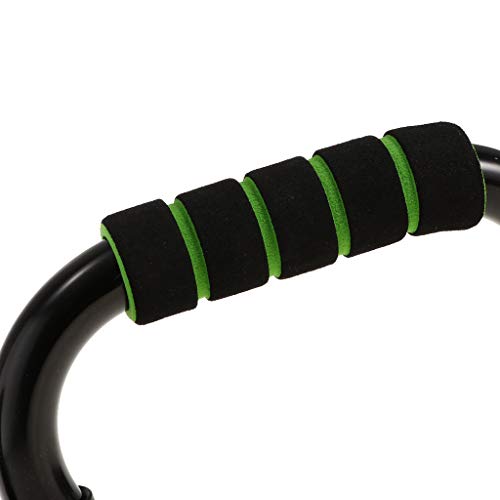 Barras de Dominadas de Espuma y Fondos Tubos de Acero Musculación Gimnasio Fitness y Deportes 210mm x 150mm x 135mm - Negro Barras de Dominadas de Espuma y Fondos Tubos de Acero Musculación Gimnasio Fitness y Deportes 210mm x 150mm x 135mm - Negro