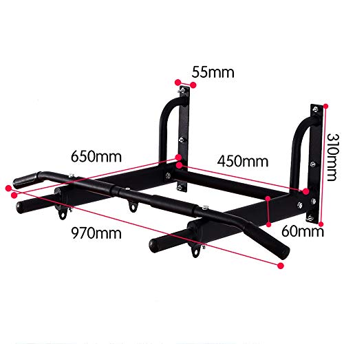Barras de dominadas HUAHUA Pull Up Bar Montada En La Pared, Barra De Remolque De Fitness Multifuncional, Equipo De Entrenamiento De Fuerza para El Gimnasio En Casa, Carga 300 Kg Barras de dominadas HUAHUA Pull Up Bar Montada En La Pared, Barra De Remolque De Fitness Multifuncional, Equipo De Entrenamiento De Fuerza para El Gimnasio En Casa, Carga 300 Kg