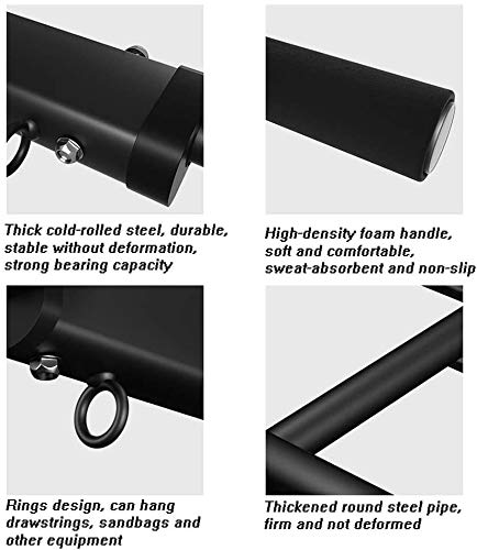 Barras de dominadas Montado En La Pared, Seguro Y Cómodo Deportes Al Aire Libre Chin-up Bar, 500 Kg De Carga Segura, Fácil De Instalar Pull-Up Bars,B