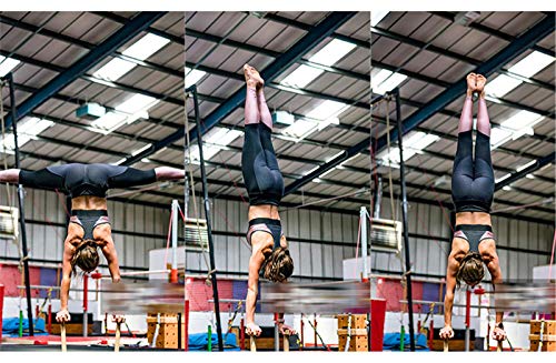 Barras De Empuje De Fitness En Forma De Bola, Paralelas De Acero Soporte De Apoyo De Prensa Entrenamiento Muscular Fitness Calistenia Handstand Equipo Interior para Crossfit,30cm