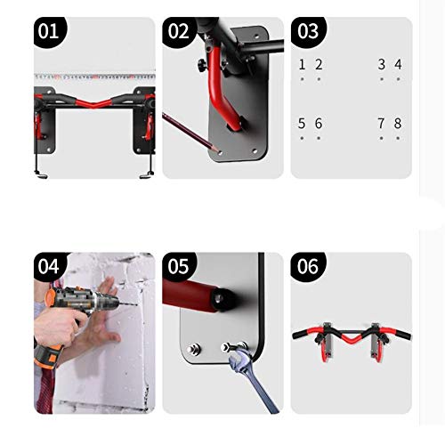 Barras Paralelas Montado en la pared del Pull-Up barras de plegado Resistencia venda del ejercicio de barra fija for de interior casero del entrenamiento Empuja Hacia Arriba el Soporte Parallette Barras Paralelas Montado en la pared del Pull-Up barras de plegado Resistencia venda del ejercicio de barra fija for de interior casero del entrenamiento Empuja Hacia Arriba el Soporte Parallette