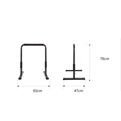 Barras paralelas para fitness portátil Training Station 100 Dip Bar Heavy Duty Dip Stand Cuerpo Presionar la barra paralela Barra de ejercicio Ecualizador