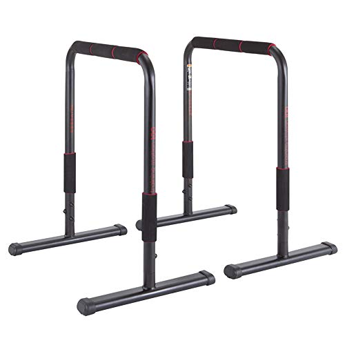 Barras paralelas para fitness portátil Training Station 100 Dip Bar Heavy Duty Dip Stand Cuerpo Presionar la barra paralela Barra de ejercicio Ecualizador