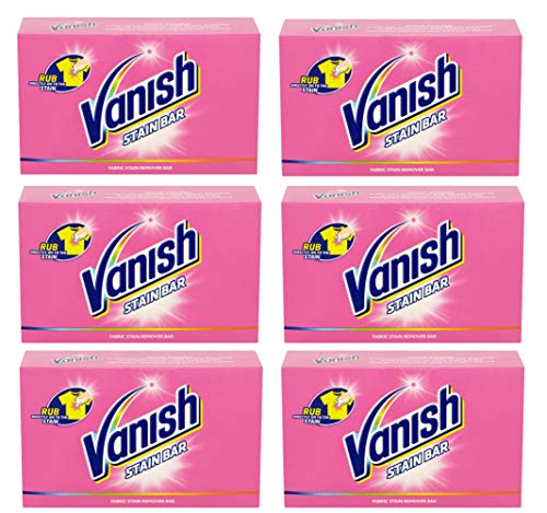 Barras prelavado para eliminar manchas de Vanish - 6 barras de 75 g cada una; para el lavado de ropa