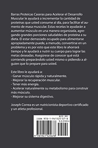 Barras Proteicas Caseras para Acelerar el Desarrollo Muscular: Genere más Músculo Naturalmente sin usar Suplementos de Creatina o Esteroides Anabólicos Barras Proteicas Caseras para Acelerar el Desarrollo Muscular: Genere más Músculo Naturalmente sin usar Suplementos de Creatina o Esteroides Anabólicos
