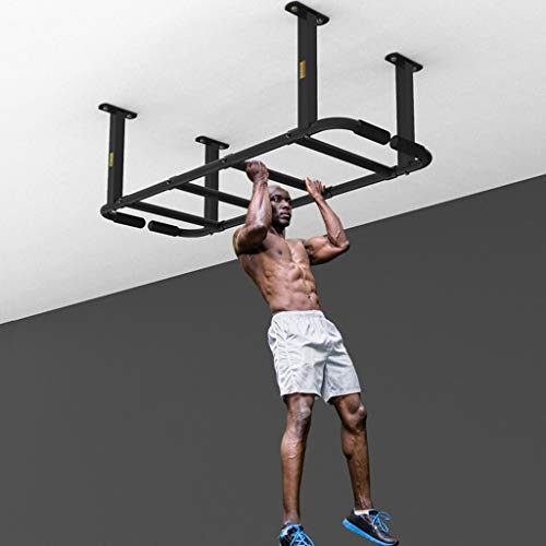 Barras Pull-up Escalera de Escalada Rack Pull-up Rack TRX de Techo Fitness en casa Barras paralelas Individuales Costilla (Color : Black, Size : 119 * 45 * 35cm)