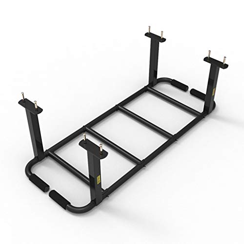 Barras Pull-up Escalera de Escalada Rack Pull-up Rack TRX de Techo Fitness en casa Barras paralelas Individuales Costilla (Color : Black, Size : 119 * 45 * 35cm)