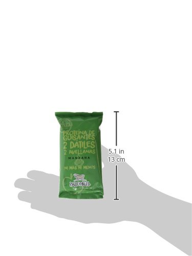 Barrita Energética 100% natural - Alta en proteínas - Manzana Vegana (55g) - Pack Ahorro de 15 Barritas Barrita Energética 100% natural - Alta en proteínas - Manzana Vegana (55g) - Pack Ahorro de 15 Barritas