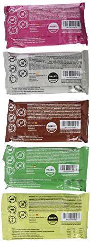Barritas Energéticas Paleo 100% naturales - Altas en Proteína - Pack Ahorro 5 Sabores (15x55g) Barritas Energéticas Paleo 100% naturales - Altas en Proteína - Pack Ahorro 5 Sabores (15x55g)