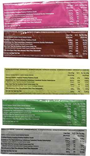 Barritas Energéticas Paleo 100% naturales - Altas en Proteína - Pack Ahorro 5 Sabores (15x55g) Barritas Energéticas Paleo 100% naturales - Altas en Proteína - Pack Ahorro 5 Sabores (15x55g)