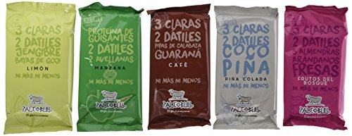 Barritas Energéticas Paleo 100% naturales - Altas en Proteína - Pack Ahorro 5 Sabores (15x55g) Barritas Energéticas Paleo 100% naturales - Altas en Proteína - Pack Ahorro 5 Sabores (15x55g)