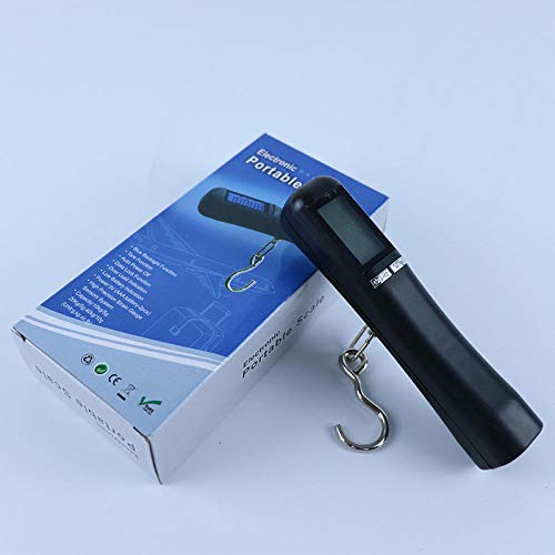 Báscula de pesaje con báscula de equipaje balanza de barra portátil electrónica báscula-50 kg / 10 g Báscula de pesaje con báscula de equipaje balanza de barra portátil electrónica báscula-50 kg / 10 g
