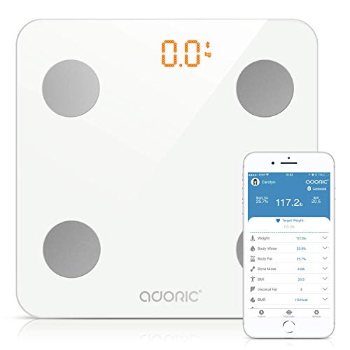 Báscula Grasa Corporal Báscula de Baño Bluetooth Analizar Más de 8 Funciones, Monitores de Composición Corporal Andriod Arriba 5.0y iOS (Blanco) Báscula Grasa Corporal Báscula de Baño Bluetooth Analizar Más de 8 Funciones, Monitores de Composición Corporal Andriod Arriba 5.0y iOS (Blanco)